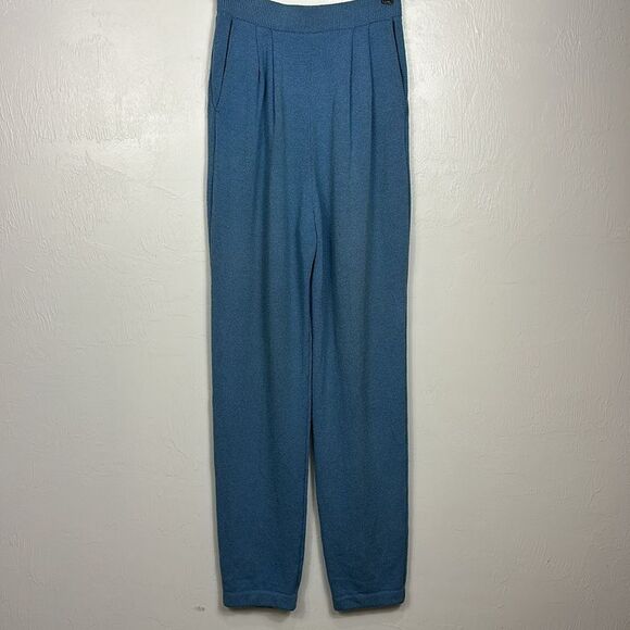 St. John Collection By Marie Gray Santana Knit Pull-On Pleated Pants Size 2 - Picture 3 of 10
